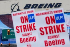 Boeing CEO announces company will furlough workers due to strike