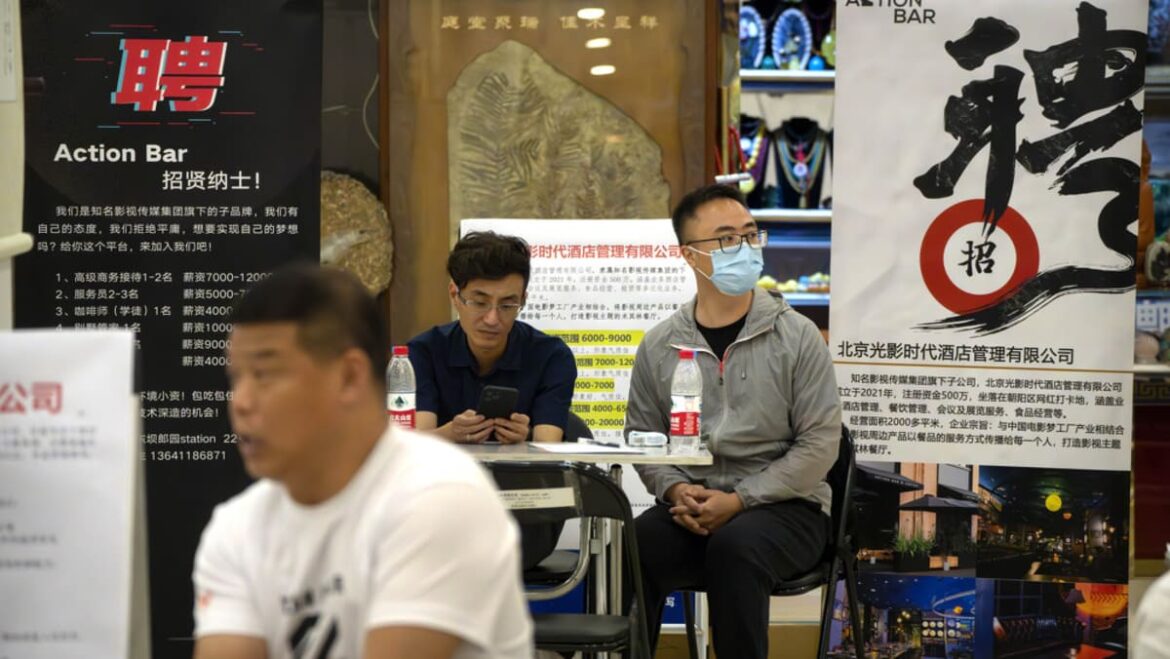 China's youth unemployment hits 18.8%, highest rate this year

