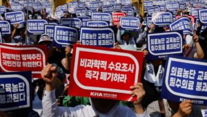 South Korea arrests intern doctor for 'blacklisting' non-striking colleagues