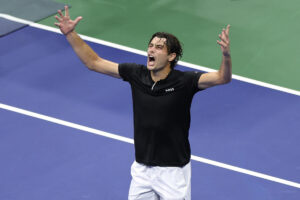 US Open men's semifinals: Taylor Fritz beats Frances Tiafoe to face Jannik Sinner in final